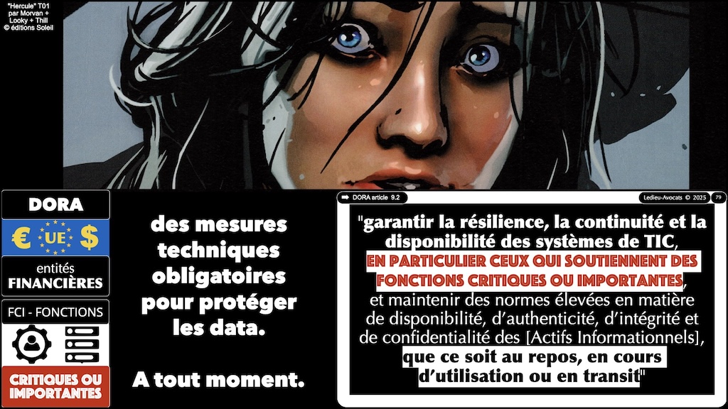 #674 DORA = résilience numérique = cybersécurité IAP Institut des Assurances de Paris Panthéon Sorbonne 14 octobre 2025 © Ledieu-Avocats.079