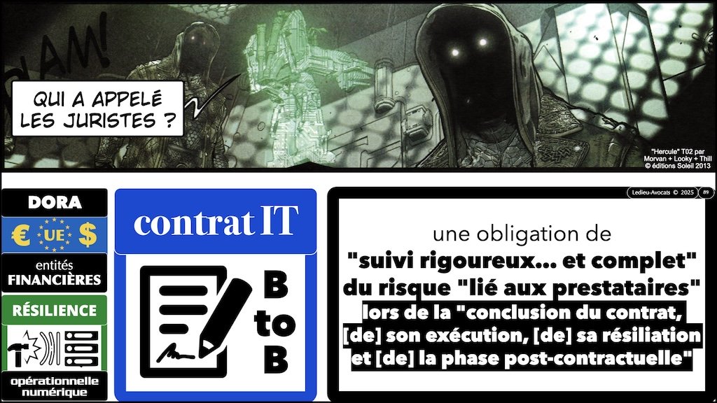 #674 DORA = résilience numérique = cybersécurité IAP Institut des Assurances de Paris Panthéon Sorbonne 14 octobre 2025 © Ledieu-Avocats.089