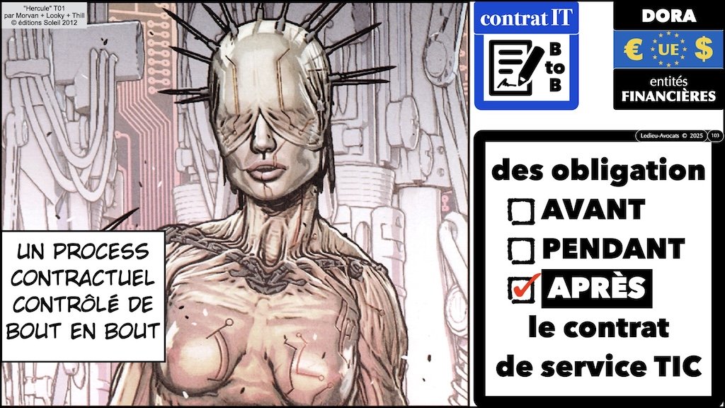 #674 DORA = résilience numérique = cybersécurité IAP Institut des Assurances de Paris Panthéon Sorbonne 14 octobre 2025 © Ledieu-Avocats.103