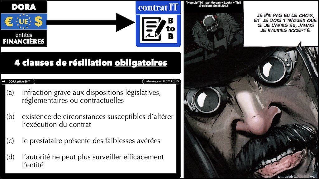 #674 DORA = résilience numérique = cybersécurité IAP Institut des Assurances de Paris Panthéon Sorbonne 14 octobre 2025 © Ledieu-Avocats.104