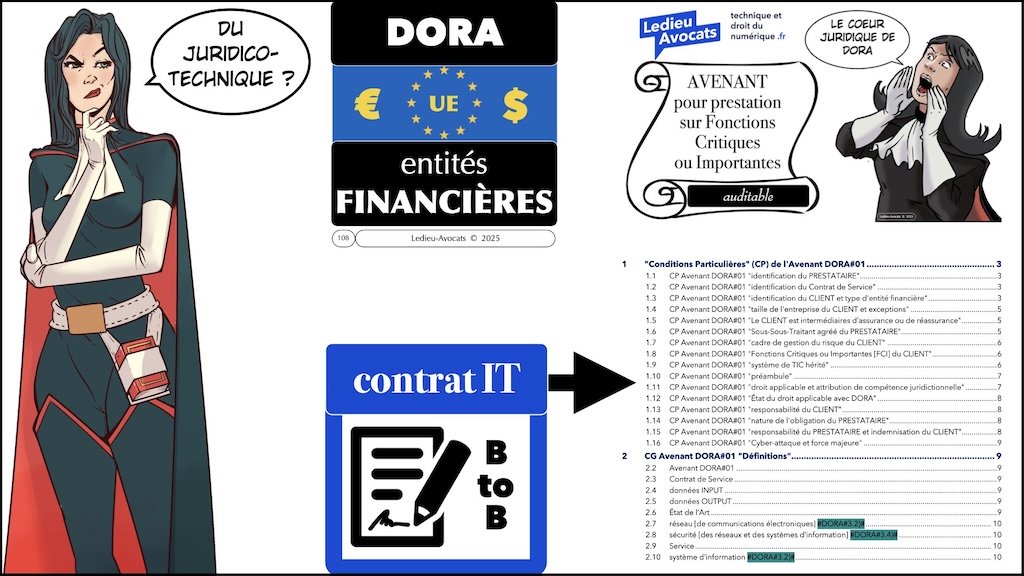 #674 DORA = résilience numérique = cybersécurité IAP Institut des Assurances de Paris Panthéon Sorbonne 14 octobre 2025 © Ledieu-Avocats.108