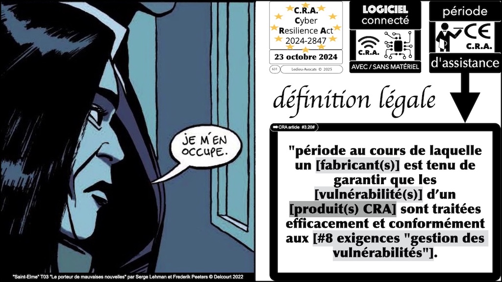 #692 CRA la période d'assistance #17 Cyber Resilience Act #17 © Ledieu-Avocats.022