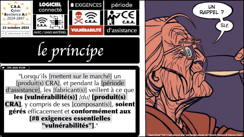 #692 CRA la période d'assistance #17 Cyber Resilience Act #17 © Ledieu-Avocats.024