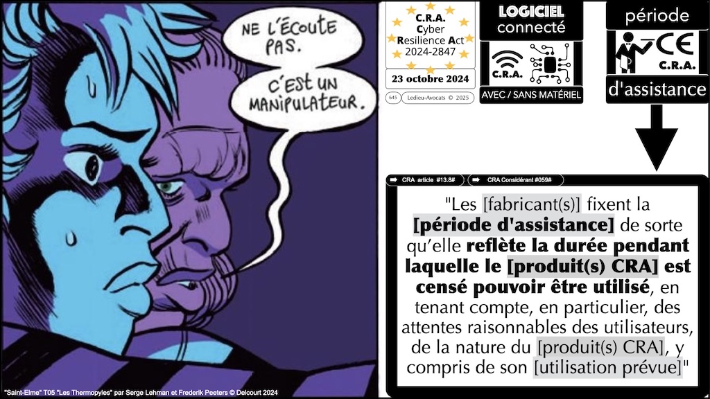 #692 CRA la période d'assistance #17 Cyber Resilience Act #17 © Ledieu-Avocats.036