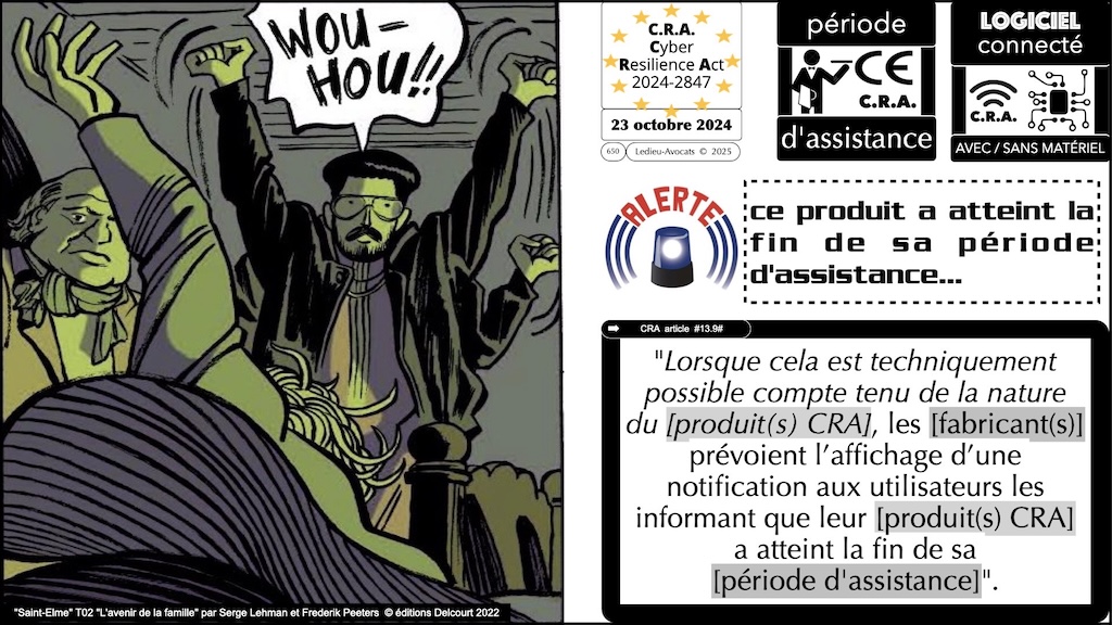 #692 CRA la période d'assistance #17 Cyber Resilience Act #17 © Ledieu-Avocats.041