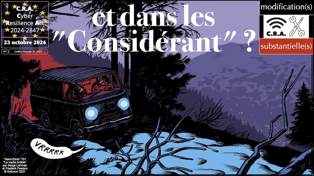 #693 CRA les modifications substantielles Cyber Resilience Act #18 © Ledieu-Avocats.030