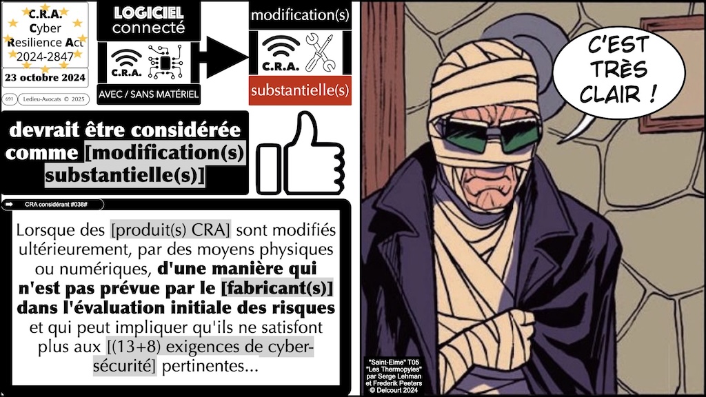 #693 CRA les modifications substantielles Cyber Resilience Act #18 © Ledieu-Avocats.031