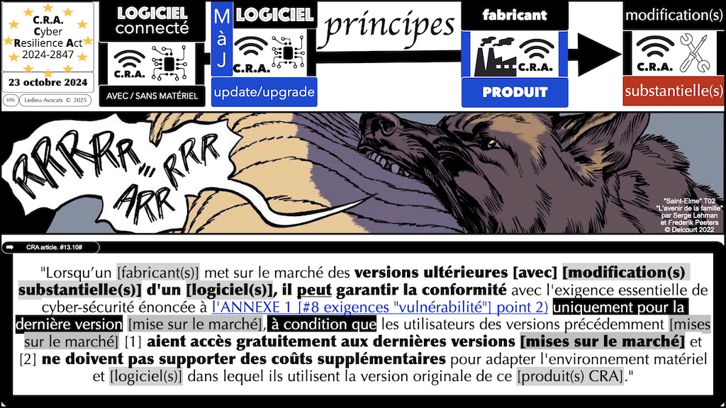 #693 CRA les modifications substantielles Cyber Resilience Act #18 © Ledieu-Avocats.036