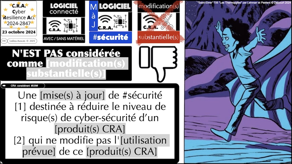 #693 CRA les modifications substantielles Cyber Resilience Act #18 © Ledieu-Avocats.038