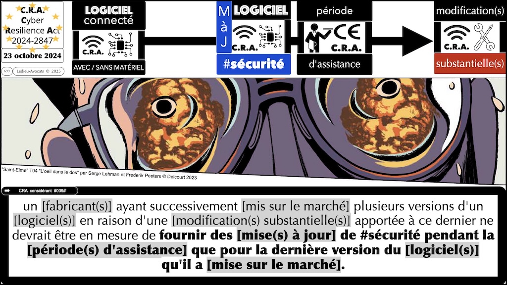 #693 CRA les modifications substantielles Cyber Resilience Act #18 © Ledieu-Avocats.039