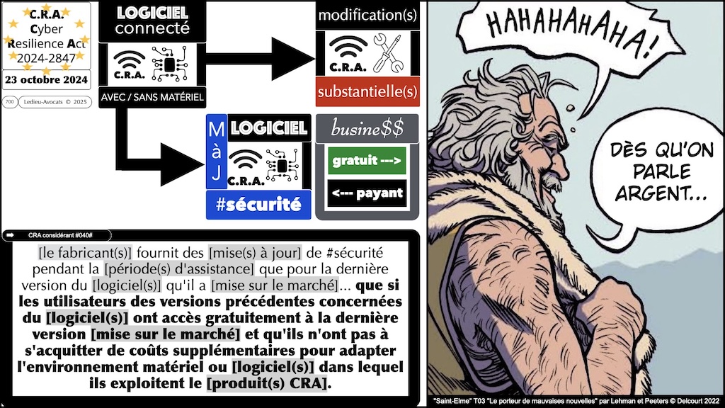 #693 CRA les modifications substantielles Cyber Resilience Act #18 © Ledieu-Avocats.040