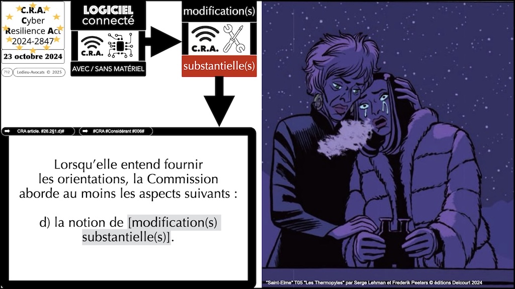 #693 CRA les modifications substantielles Cyber Resilience Act #18 © Ledieu-Avocats.052