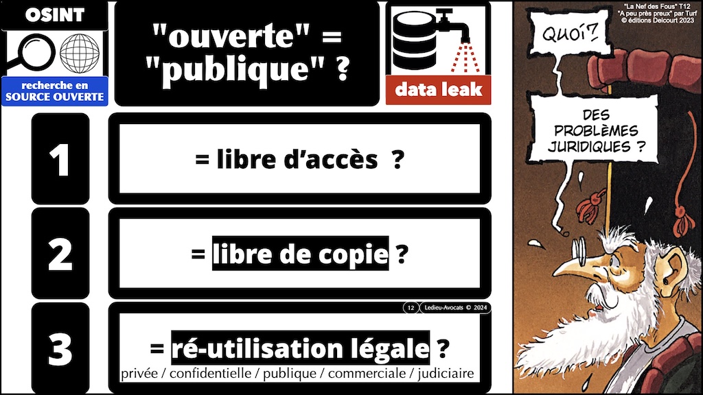 #599 droit de l'OSINT avec FOCUS droit de la preuve judiciaire DU Criminologie Université de Bordeaux 11 décembre 2024 © Ledieu-Avocats.012