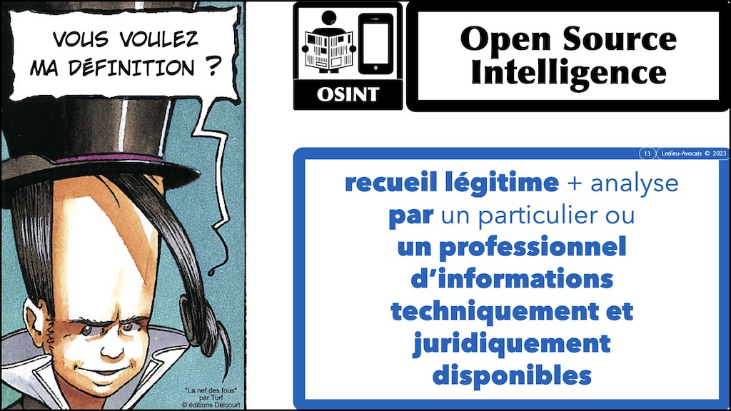 #599 droit de l'OSINT avec FOCUS droit de la preuve judiciaire DU Criminologie Université de Bordeaux 11 décembre 2024 © Ledieu-Avocats.013