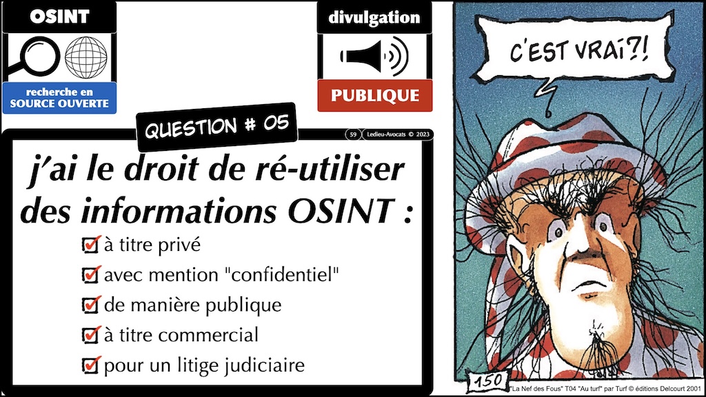 #599 droit de l'OSINT avec FOCUS droit de la preuve judiciaire DU Criminologie Université de Bordeaux 11 décembre 2024 © Ledieu-Avocats.059