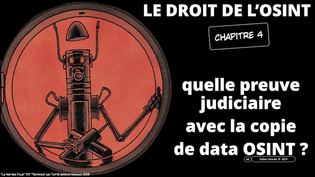 #599 droit de l'OSINT avec FOCUS droit de la preuve judiciaire DU Criminologie Université de Bordeaux 11 décembre 2024 © Ledieu-Avocats.068