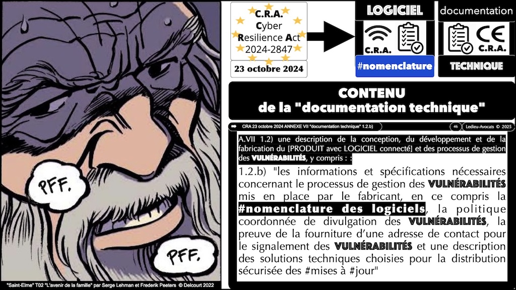 #612 CRA 8 mesures vulnérabilités obligatoires pour [PRODUITS avec LOGICIEL connecté] Cyber Resilience Act #07 [18 février 2025] © Ledieu-Avocats.046