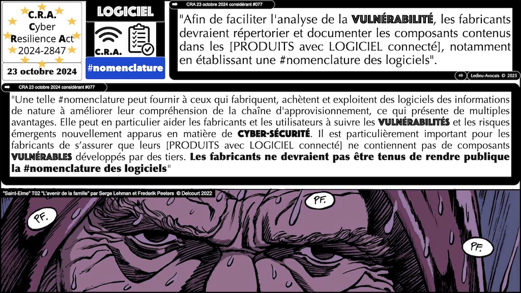 #612 CRA 8 mesures vulnérabilités obligatoires pour [PRODUITS avec LOGICIEL connecté] Cyber Resilience Act #07 [18 février 2025] © Ledieu-Avocats.048