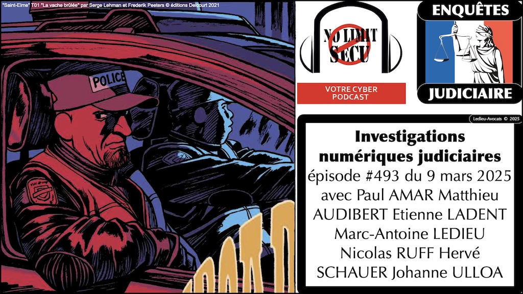 Investigations numériques judiciaires NoLimitSecu PODCAST #493