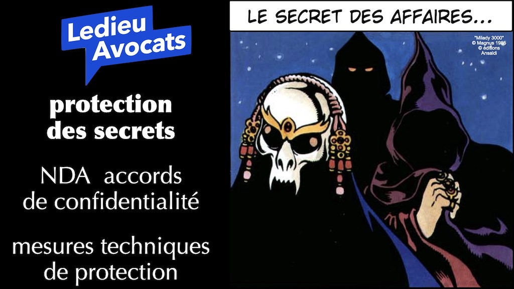 Protection des secrets - nos services technique et droit du numérique © Ledieu-Avocats 02-10-2023