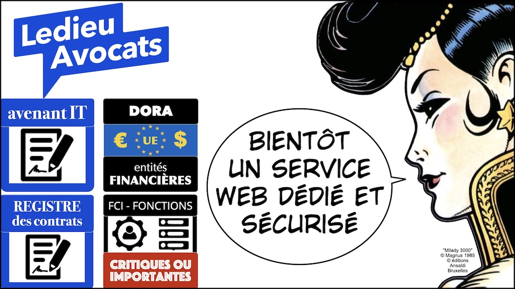Service web DORA sécurisé - nos services technique et droit du numérique © Ledieu-Avocats 30-09-2023